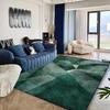 Luxury Gradient Carpet Collection Golden Veins Abstract Patterns Green Teal Brown Grey Tones Large Area Rugs Modern Lounge Decor