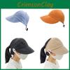 Color Solid Sun Protection Hat Uv Protection Fisherman Hats Wide Outdoor Brim