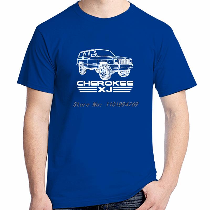 Summer Hot Sale Cotton Tshirt Fashion Cherokee Xj Mj Off Road 4x4 Suv 40 4wd Graphic T Shirts Unisexs Short Sleeve Tshirt