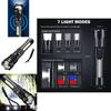 Strong Led Rechargeable Flashlight With Cob Work Light For Camping And Emergency Use