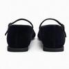 () Z... New Women's Shoes 2025 Square Head Fleece with Lightweight Flat Ballet Shoes French Shoes