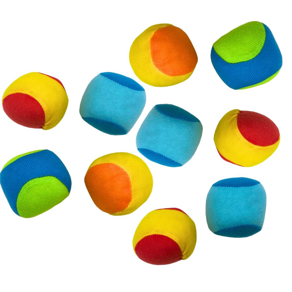 Tropchou Sticky Balls, Soft Balls for Velcro, Recreation, Exercise, Kids & Adults, 10-Pack