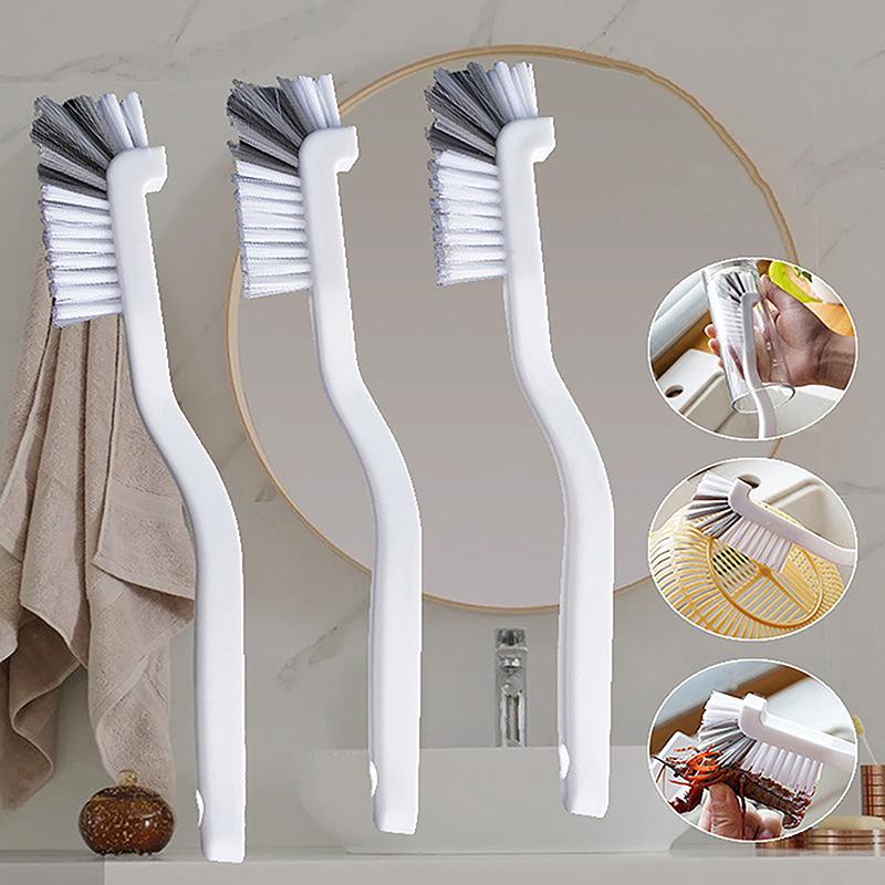 1 Piece Cleaning Brush Long Handle Milk Bottle Glass Tube Cleaning Brush Plastic Cleaning Dish Brush Household Kitchen Tool