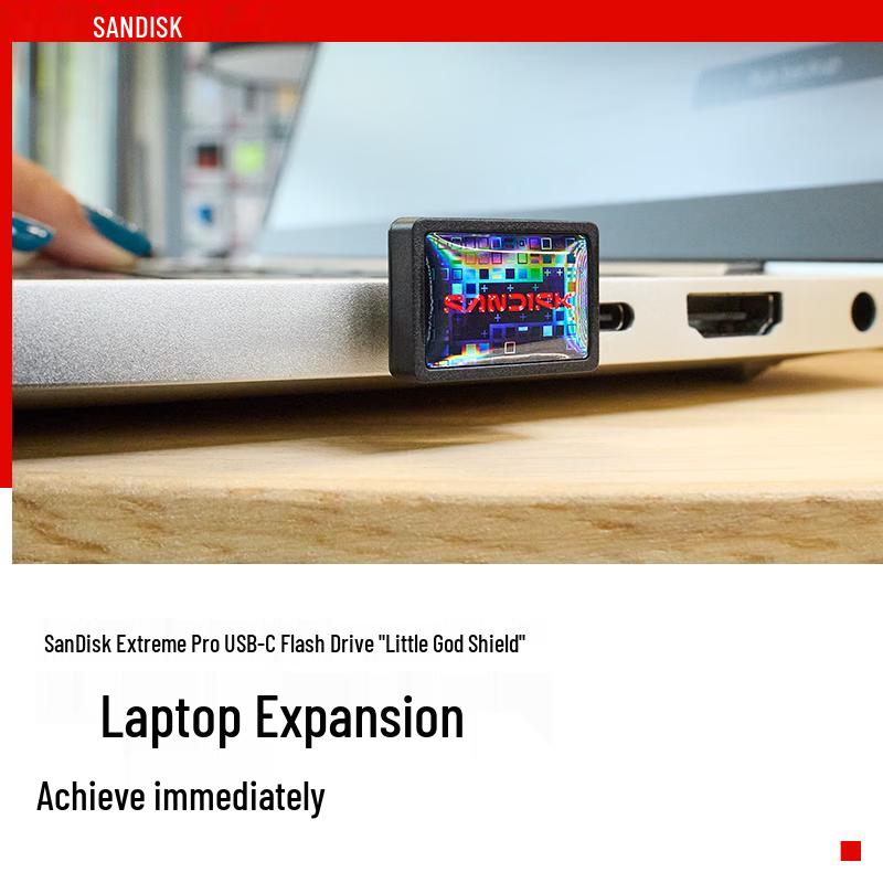 SanDisk 64GB Ultra Luxe USB 3.2 Type-C Flash Drive