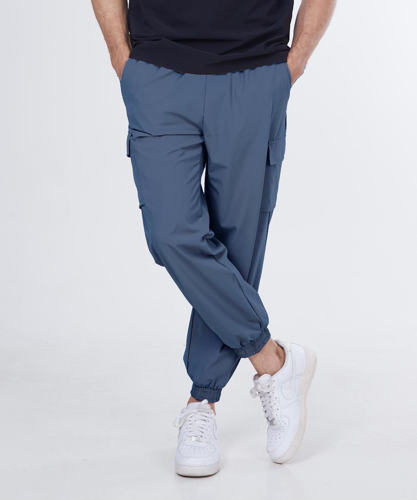EZBUY Cargoway Men'S Nylon Cargo Jogger Elastic Pants 6 Colors (Type B)