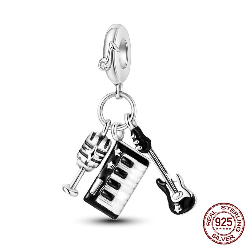 Copper Couple Lovers Sisters The Swing Pendant Charms Fit Original Bracelet Diy Bead Women Jewelry Gift