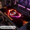 Large Mouse PadAC Milan Custom Name Text Personalized Desk Mat Non Slip Gaming Pad
