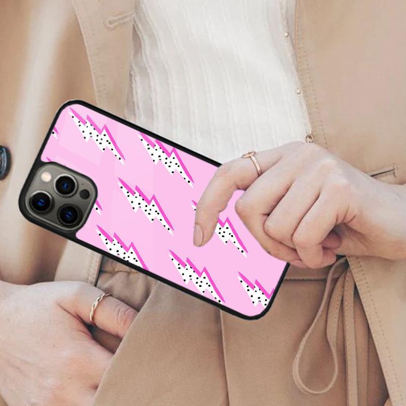 preppy stars lightning pink Magnetic Phone Case For APPLE iPhone 17 Air 16 14 13 12 Pro Max 15 Plus Wireless MagSafe Cover