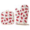 2 pcs Cotton Lining Microwave Mitten Heat-Resistant Oven Mitts and Pot Holders Oven Gloves  Cooking