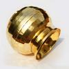 India Diamond Cut Brass Lota for Puja | Brass Kalash, 1000ml, 1 Piece (5.5 Inch - Gold)