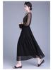 Reversible Pleated Mesh Patchwork Skirt - Spring/Summer 2026 Bean Pleats, Slimming Versatile Style