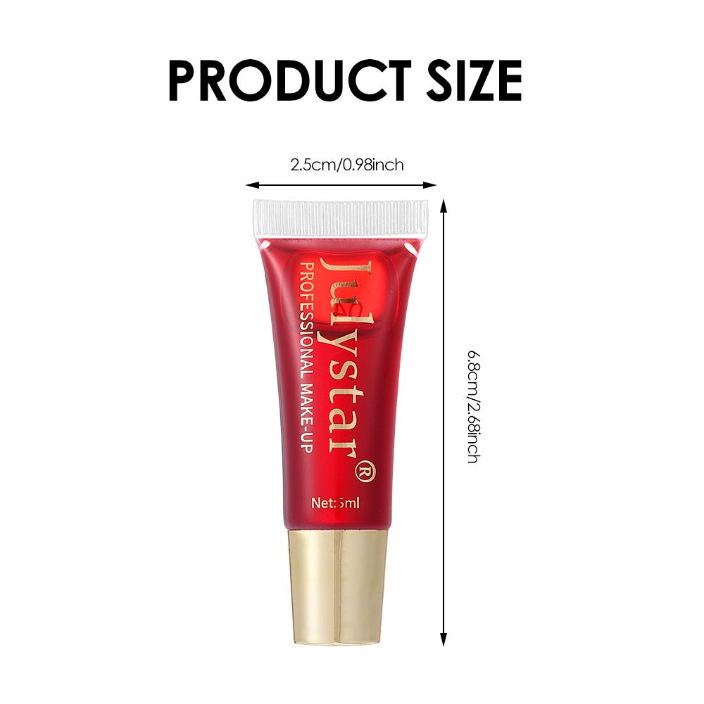 Peel Off Lip Stain Squeeze Tube, Long Lasting Waterproof Matte Lip Tint, Tear Off Liquid Lipstick, Non-Fading Smudge-Proof Lip Stain