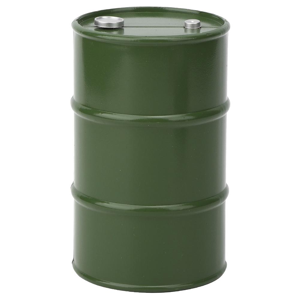 Pudełko do przechowywania beczki oleju Łopata Siatka bagażowa Naklejka Akcesoria dekoracyjne do samochodu RC Czarne