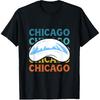 Chicago Cloud Gate Sculpture Vintage Retro Travel Souvenir T-Shirt
