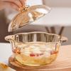 Transparent Glass Dessert & Fruit Bowl Set - Stylish Tableware for Snacks, Salad, & Yogurt