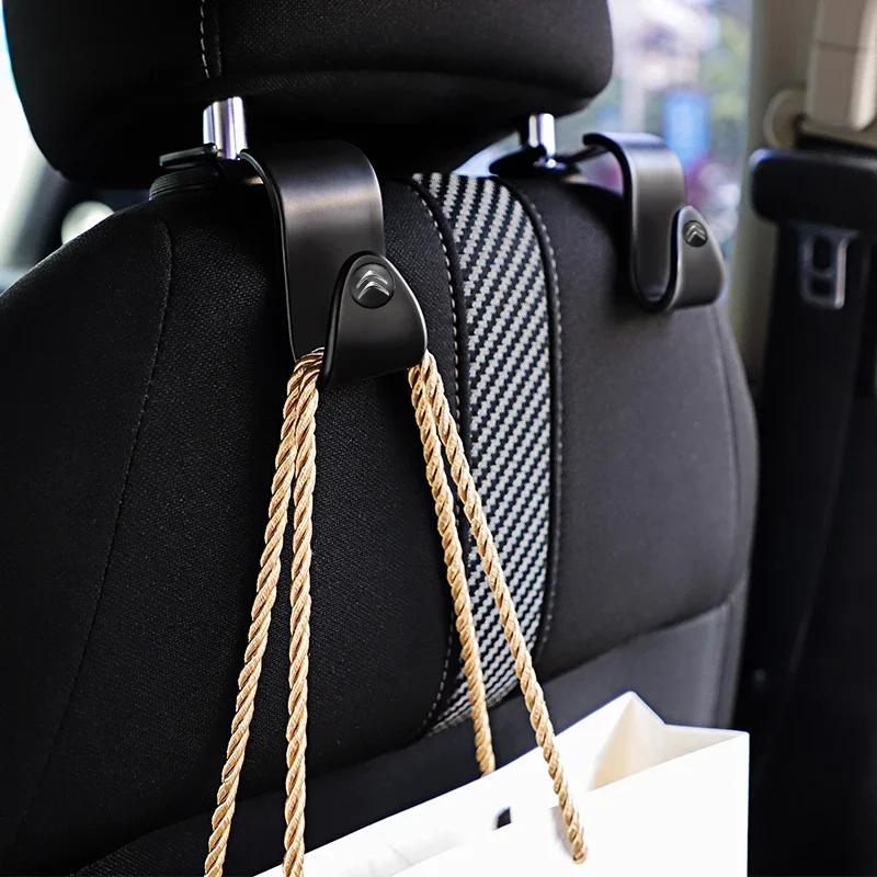 Luminous Car Seat Back Hook Portable for Citroen Jumper C5 Xsara DS3 ElyseeC3 C4 C2 Berlingo C1 Grand Picasso Hanging Holder akh256