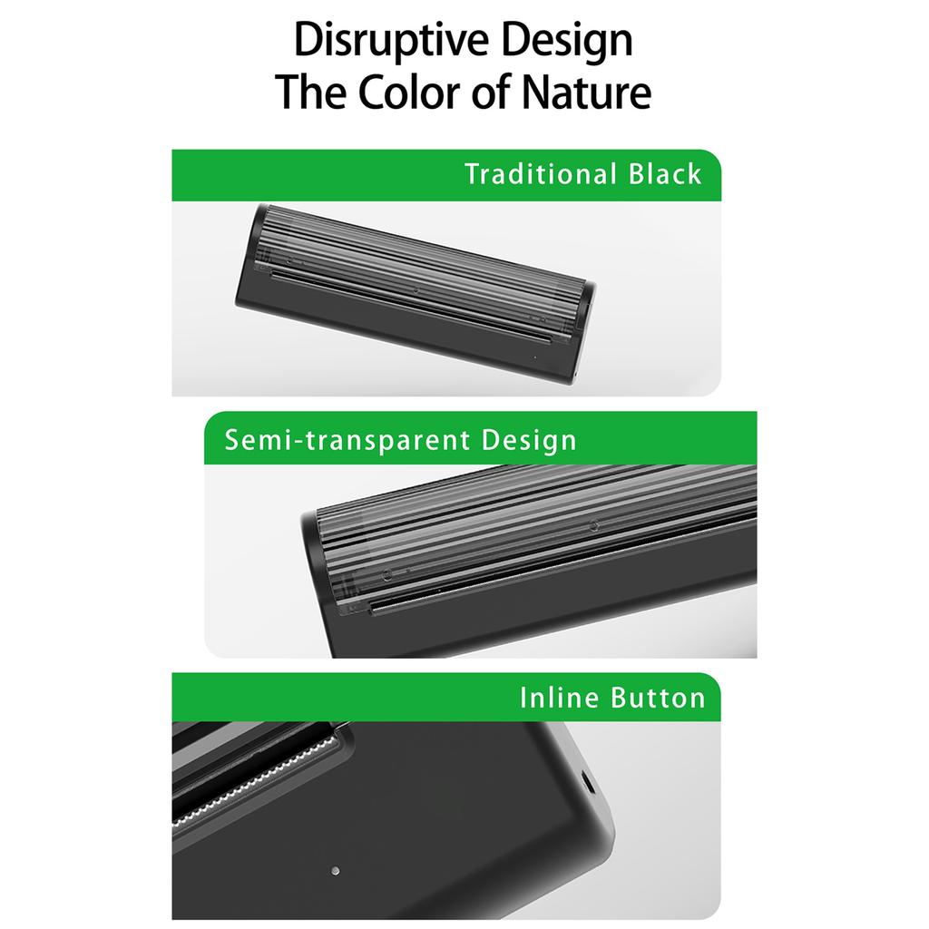 A4 Paper Printer Direct Thermal Transfer 300dpi Wireless Printer Mini Mobile Photo Printer USB BT Connection