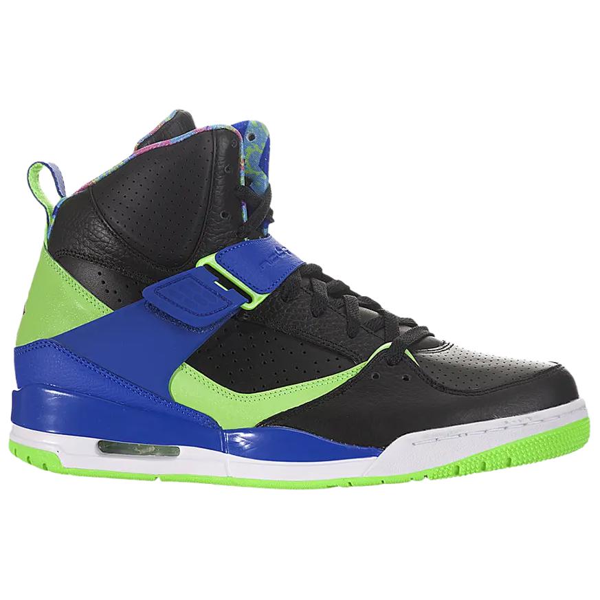 Jordan Flight 45 High top Vintage Basketball Shoes Men's Black 616816-029