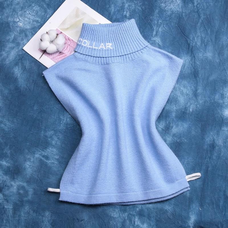 Winter Turtleneck False Collar Stand Woman Black Fake Collar Women Removable Sweater Shirt Ladies Detachable Collar Kraagje