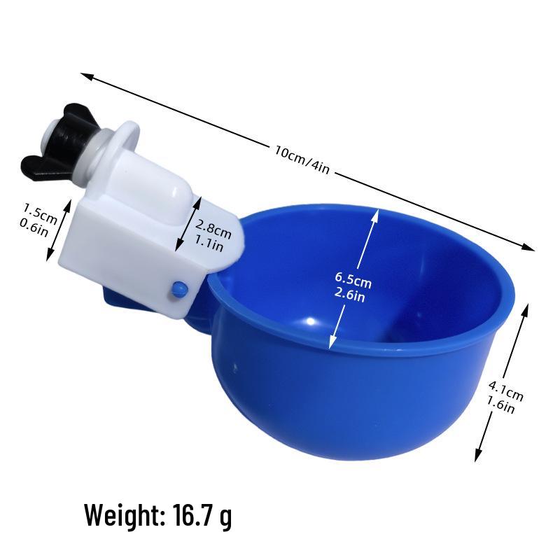 

Automatic Red Poultry Drinker Bowl for Pigeons, Quails, and Chickens