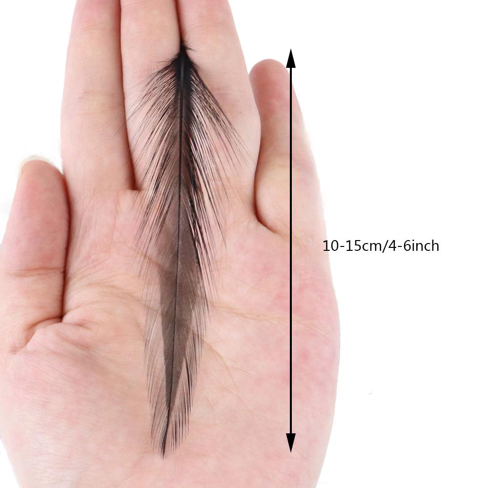 1000 Stück Natürliche Fasan Hühnerfedern Basteln Schmuckherstellung Fliegenbindezubehör Hahnsattelfedern Hochzeitsdekoration