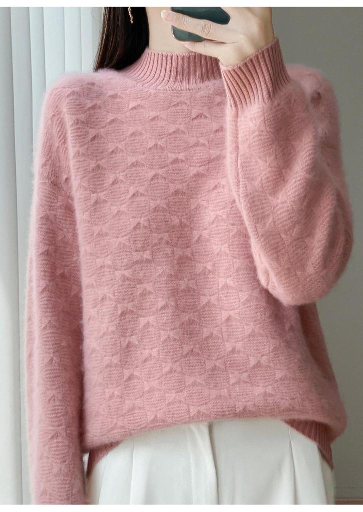 Korean Style Loose Knit Sweater: Women's Autumn/Winter Long Sleeve, Lazy Chic