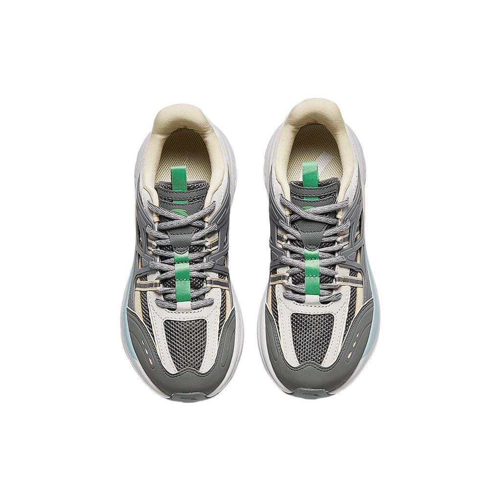 New Anta AT955 Wear Resistant Low Top Running Shoes Women's Black White Gray 922345598-4