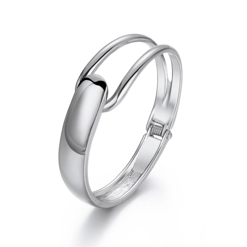 Ins Hollowed Bracelet Chic Temperament Open Bracelet Personalized Irregular Opening Bangle Girls