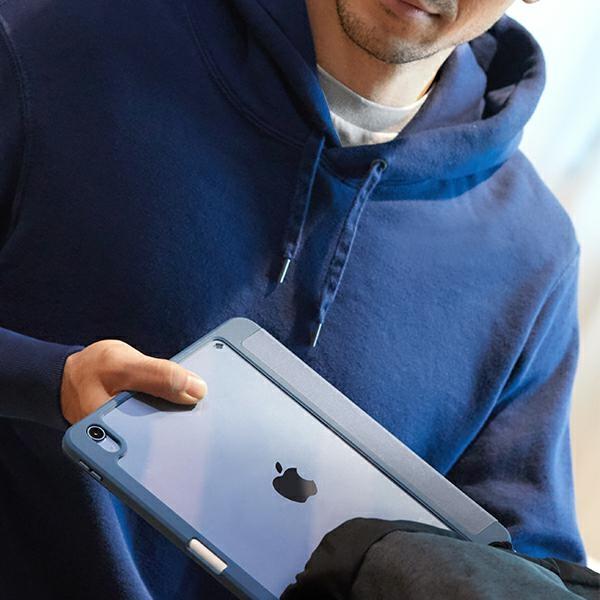 Uniq Etui Moven Ipad Air 10.9           (2022/2020) Ipad Air 11 (2024) Antimicrobial Niebieski/Carpi Blue