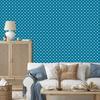 Turquoise Dots Wallpaper, a calm tone for the Living Room and Bedroom 50x1000