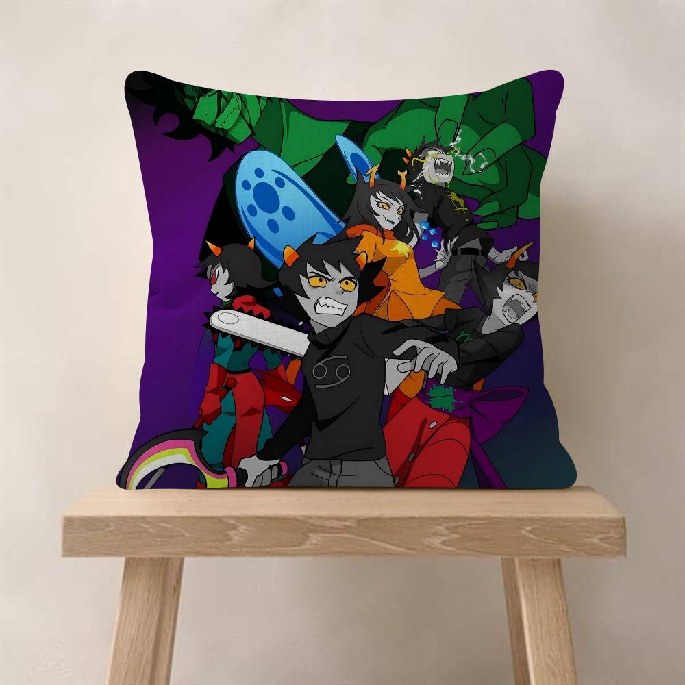 Popular Internet Anime HHomestuck Personalized Pillow Cover Kids Bedroom Wild Party Decor Pillowcase Kid Birthday Shower Gift