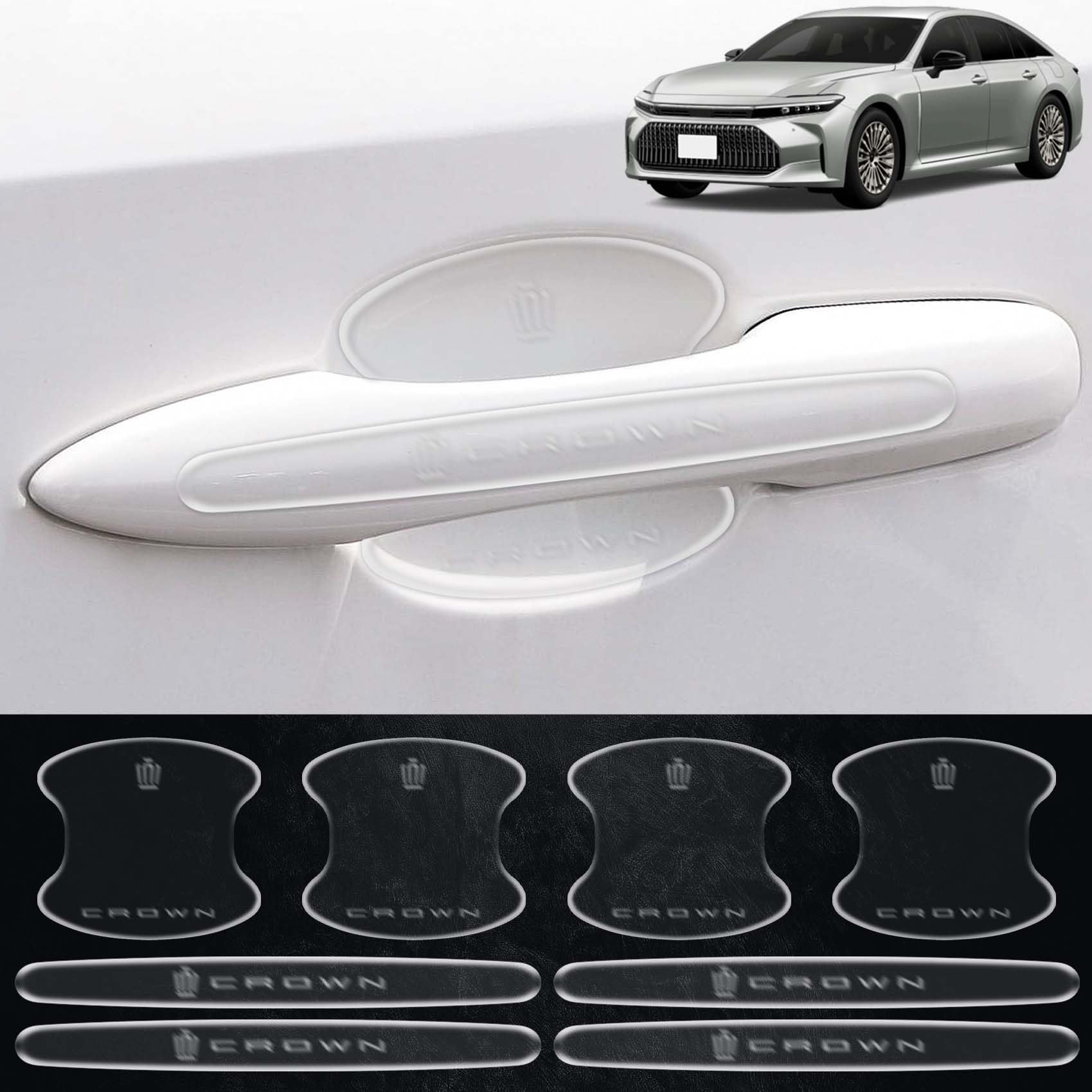 

SUVVNE Защита дверной ручки, Для New Crown 35 серии, Накладка на дверную ручку, CROWN 35