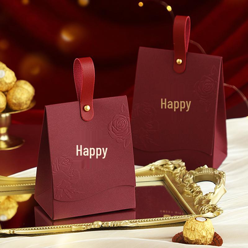 2025 Elegant Wedding Favor Candy Boxes: Full Moon Gift Bags