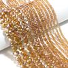 3/4/6/8/10mm Colorful Faceted Crystal Glass Beads Loose Spacer Beads For Jewelry Making DIY Bracelet Necklace Accessories