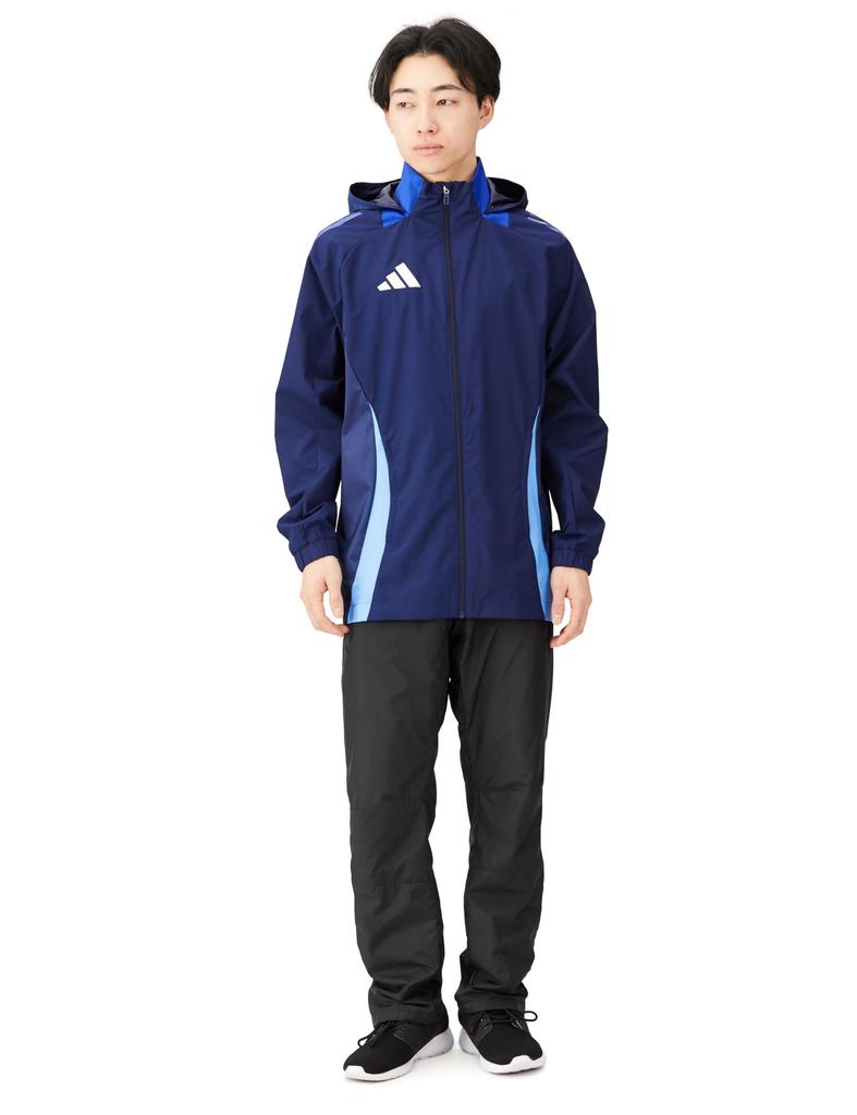 Adidas Tiro 24 Competition Soccer Team Navy Blue Size 2XL Men's All-Weather Jacket, HBP45, (IR9520),