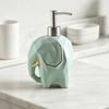 Soap Dispenser 420ml Cartoon Elephant Ceramic Hand Wash Shampoo Shampoo Bottled Separately Hotel Home Stay Lotion Press Bottle