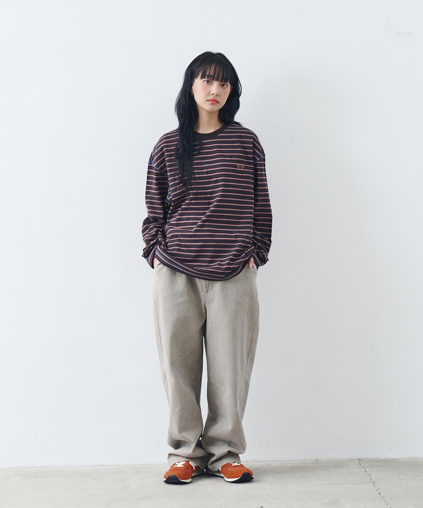 Nontai Pigment Curved Wide Pants Vol.2 (Beige)
