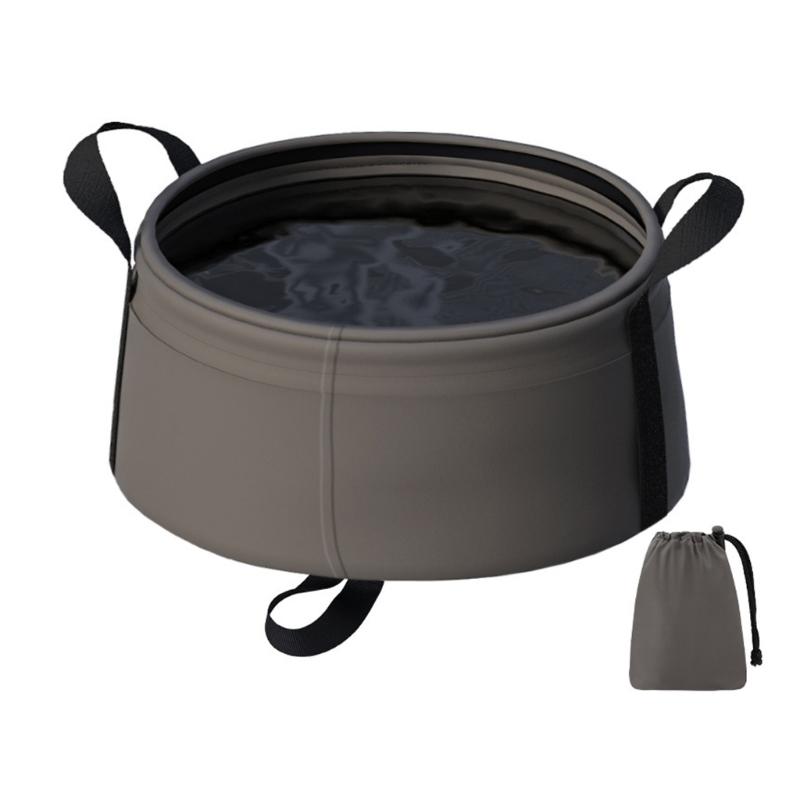 Portable Folding Sink Camping Travel Foldable Water Basin with Carrying Handle Suitable for Outdoor Activity