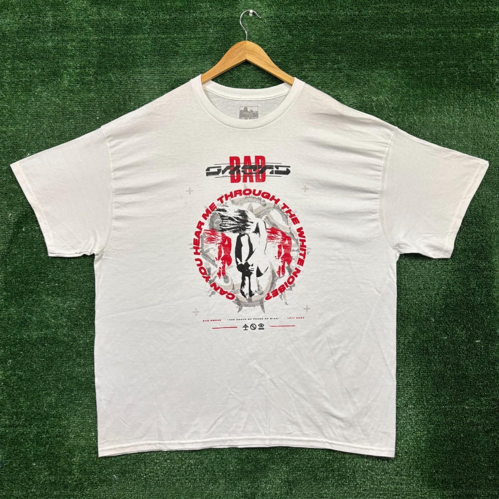 Bad Omens white T- Size 3X Unisex T-Shirt XXXL