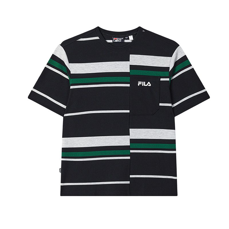 FILA ORIGINALE T Shirts Men s Legend Blue NV Crew Neck Moderate F11M539110F-NV L
