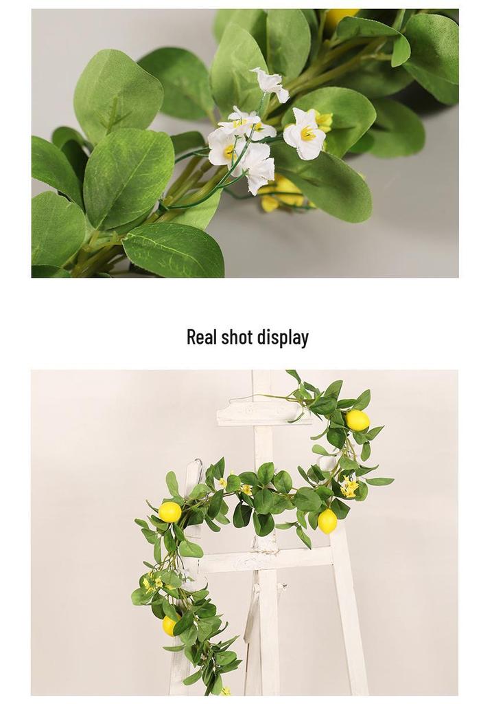 100cm Lemon Flower Vine - Artificial Decorative Home Door Hanger