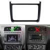 For Radio Frame Headunit Screen Bezel CD Plates Decorative Frame Panel for VW MQB POLO 6C 6R 2014-2017 ABS High Quality