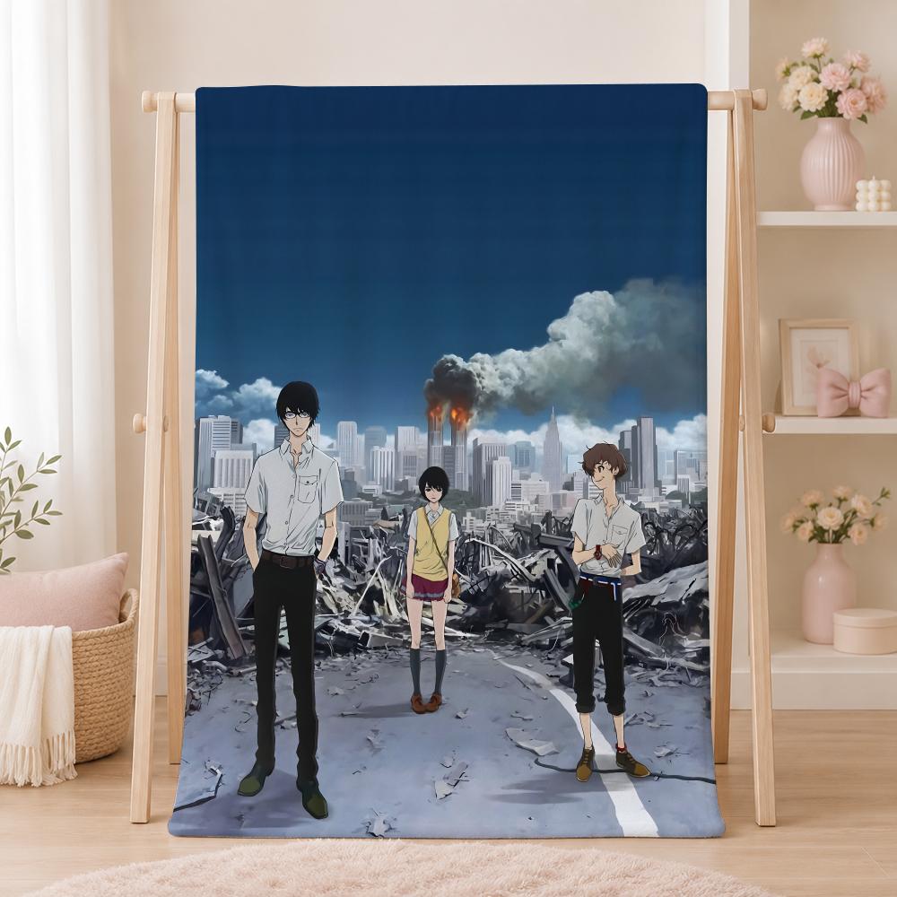 Popular Anime Z-Zankyou No TerrorS Throw Summer Flannel Throw Blanket Soft Antistatic Washable KidFriendly Couch Bed