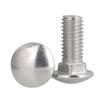 304 Stainless Steel Carriage Bolts, Round Head, Square Neck, Small Size [M4-M10]