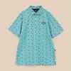 Callaway Short Sleeve Polo Shirt UV Golf C24134113 Green Men's (Geometric Print, Moisture-Wicking, Quick-Drying, Protection) / / 1130_Light