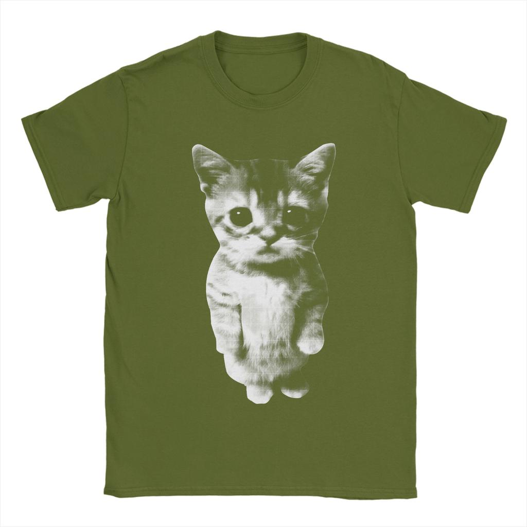 El Gato Sad Kitten Funny Meme Sad Crying Cat Munchkin Kitty T Shirt 100 Cotton TShirts For Man Tshirt Short Sleeve Top Tees
