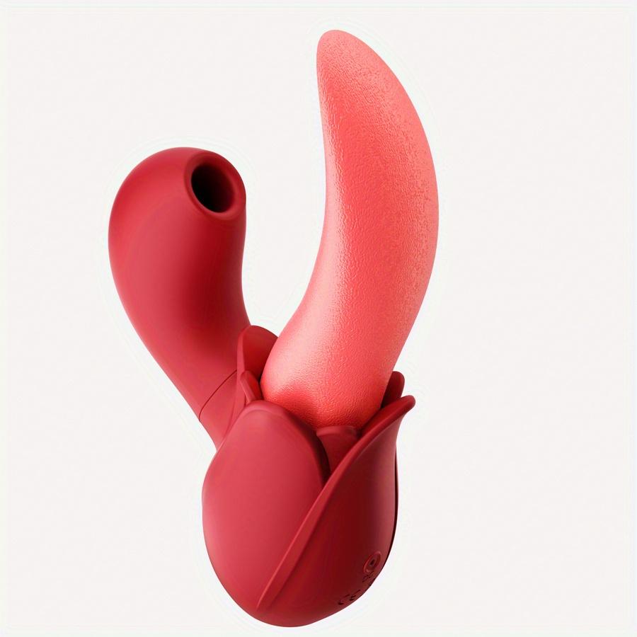 2 In 1 Lick Suck Vibrators For Women Licking Tongue Clitoris Stimulator G Spot Massager Vagina Sucking Female Orgasm Sex Toys
