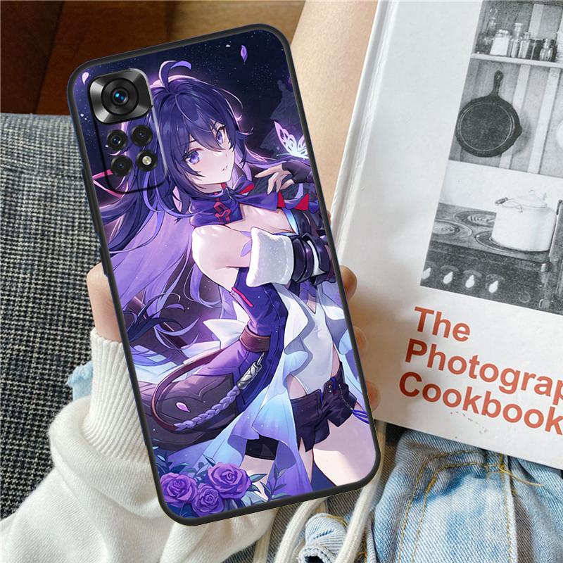 Honkai Star Rail Seele Case For Xiaomi Redmi Note 11 8 9 10 12 Pro 12S 11S 10S 9S Redmi 12 9C 10C 12C 13C Cover