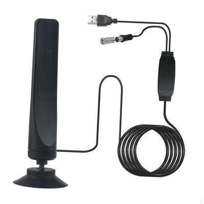 Antena de TV Recepção de Sinal Estável Cabeça F com Adaptador Interna
