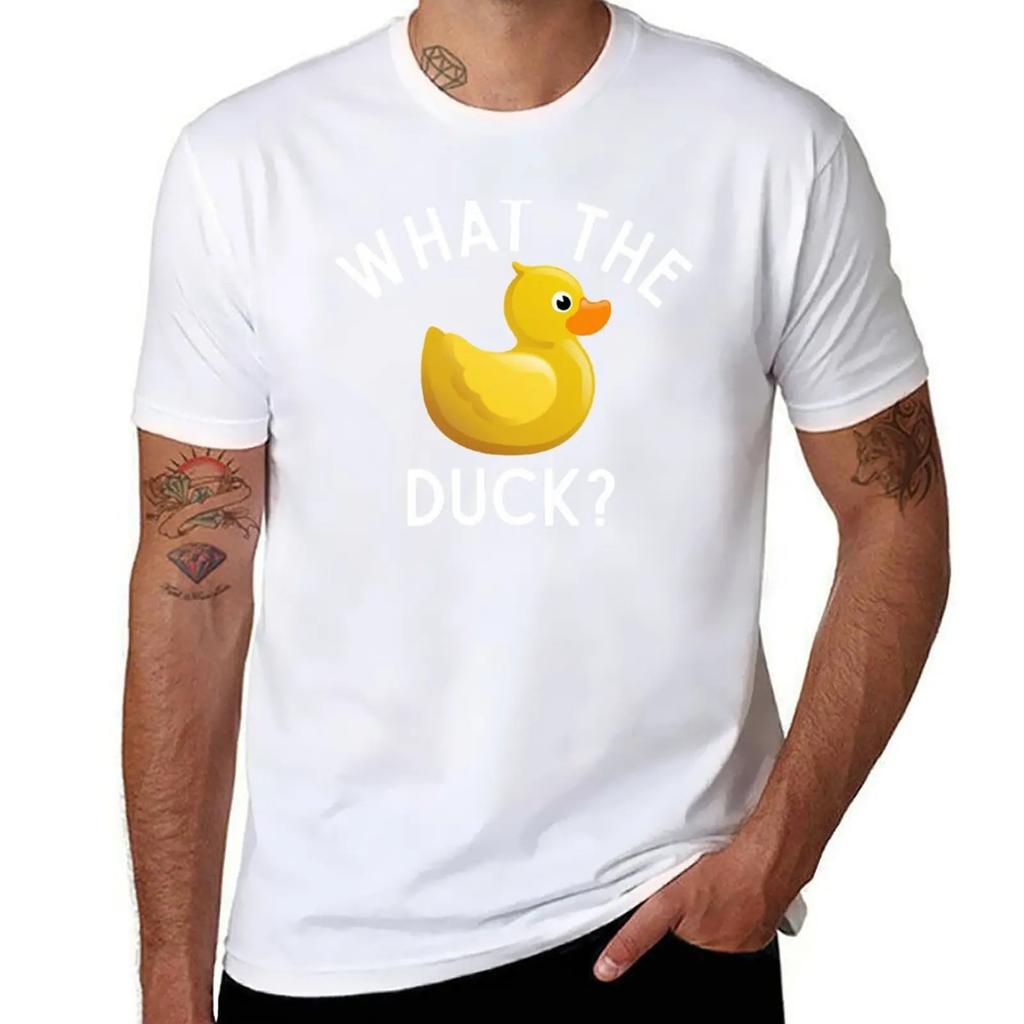 Cute Rubber Duck Funny Quote What The Duck Lover Gift T-Shirt customs design your own man t shirt mens big and tall t shirts